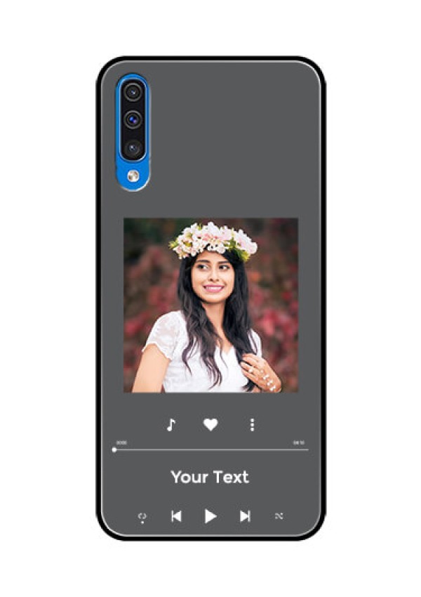 Galaxy A50 Custom Glass Mobile Case - Play The Music Design