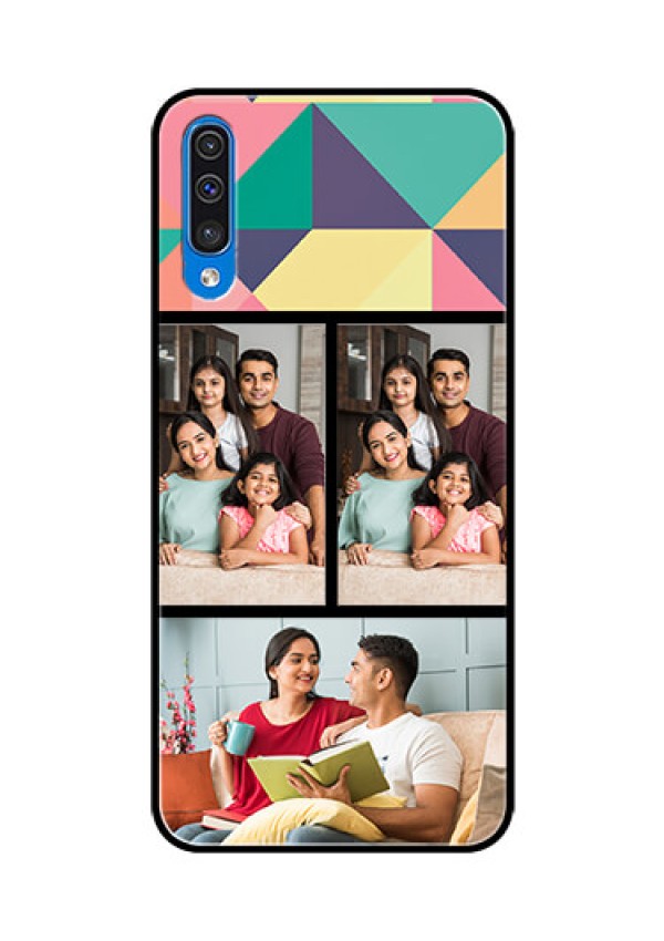 Samsung Galaxy A50s Custom Glass Phone Case  - Bulk Pic Upload Design