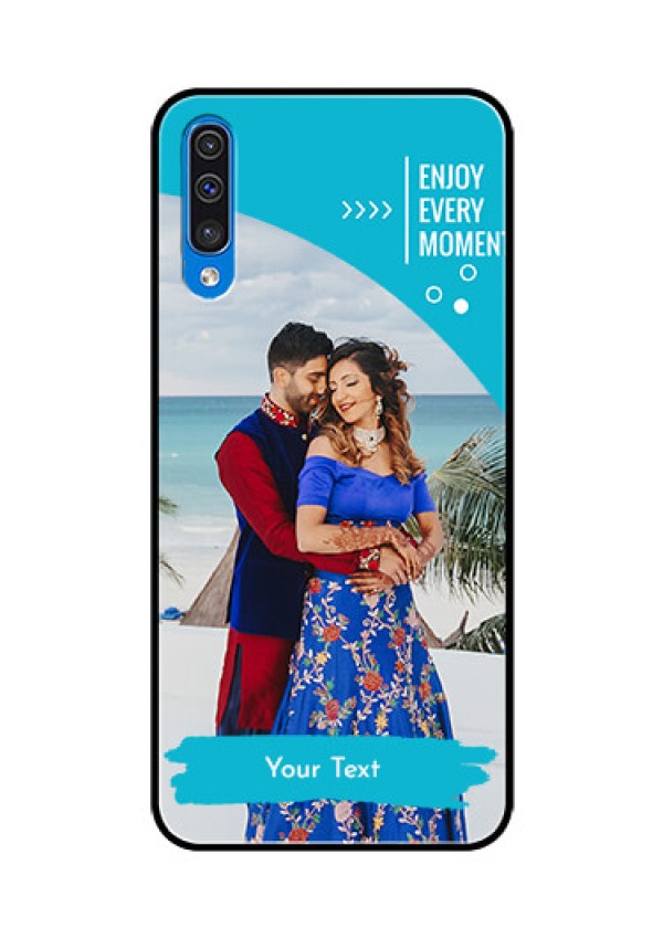 Samsung Galaxy A50s Custom Glass Mobile Case  - Happy Moment Design