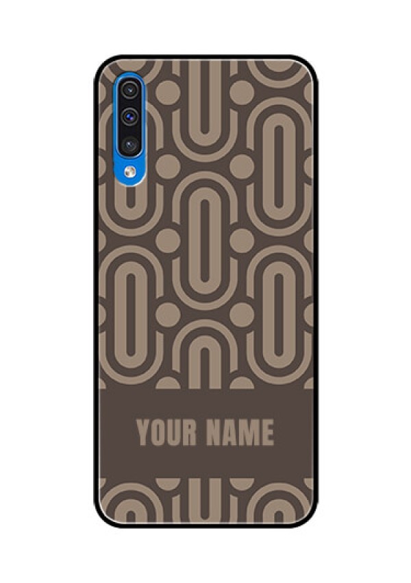 Galaxy A50s Custom Glass Phone Case - Captivating Zero Pattern Design