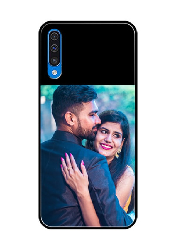 Galaxy A50S Custom Glass Phone Case - Upload Full Picture With Custom Color Design