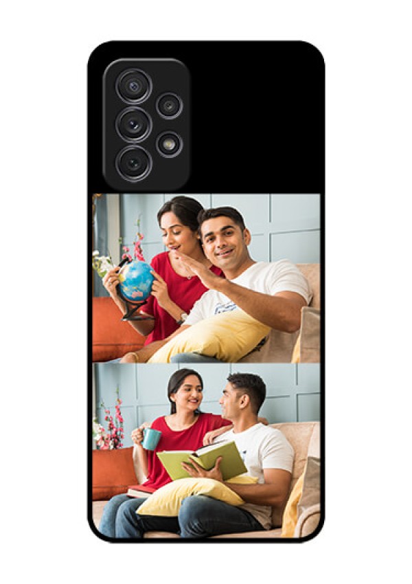 Galaxy A52 2 Images on Glass Phone Cover