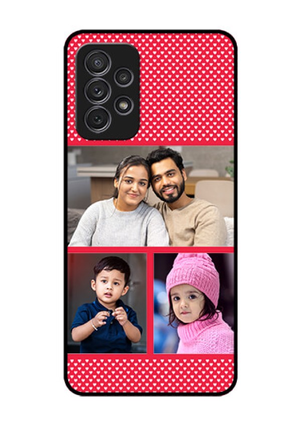 Galaxy A52s 5G Personalized Glass Phone Case - Bulk Pic Upload Design