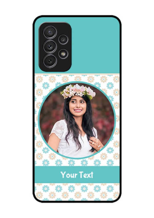 Galaxy A52s 5G Custom Glass Mobile Case - Beautiful Flowers Design