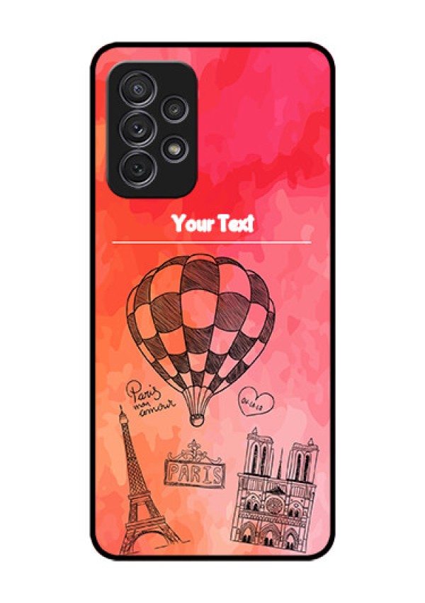 Galaxy A52s 5G Custom Glass Phone Case - Paris Theme Design