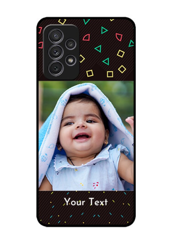 Galaxy A52s 5G Custom Glass Phone Case - with confetti birthday design