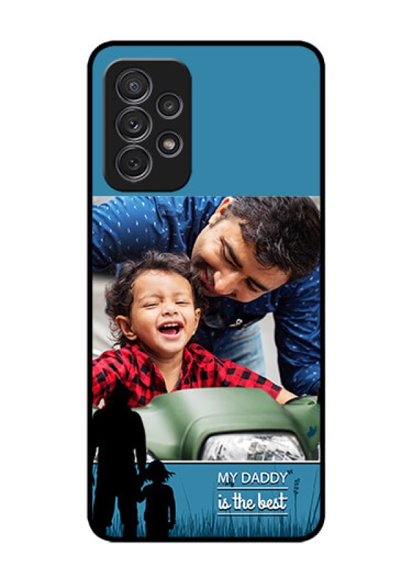 Galaxy A52s 5G Custom Glass Mobile Case - Best dad design 