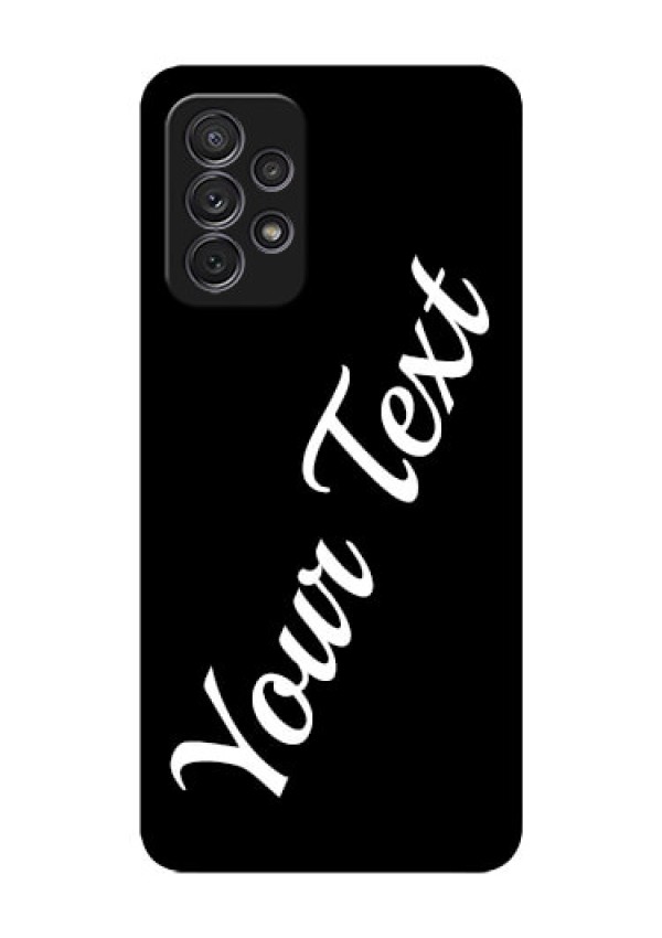 Galaxy A52s 5G Custom Glass Mobile Cover with Your Name