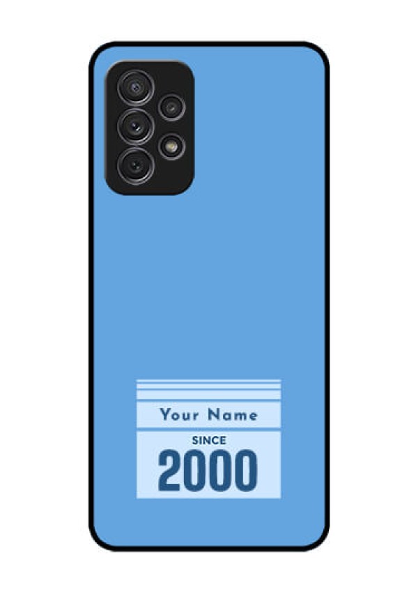 Galaxy A52S 5G Custom Glass Mobile Case - Custom Year of birth Design
