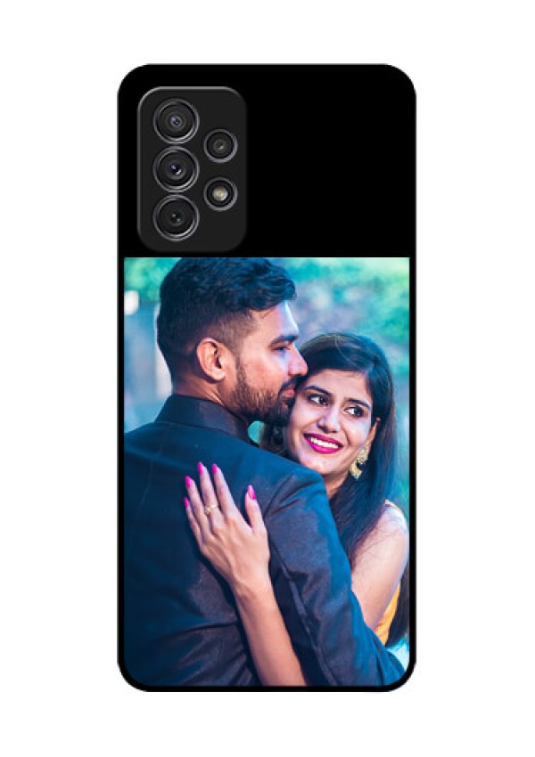 Galaxy A52S 5G Custom Glass Phone Case - Upload Full Picture With Custom Color Design