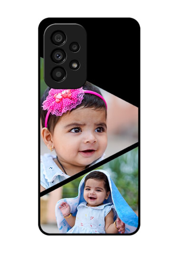 Galaxy A53 5G Custom Glass Phone Case - Semi Cut Design