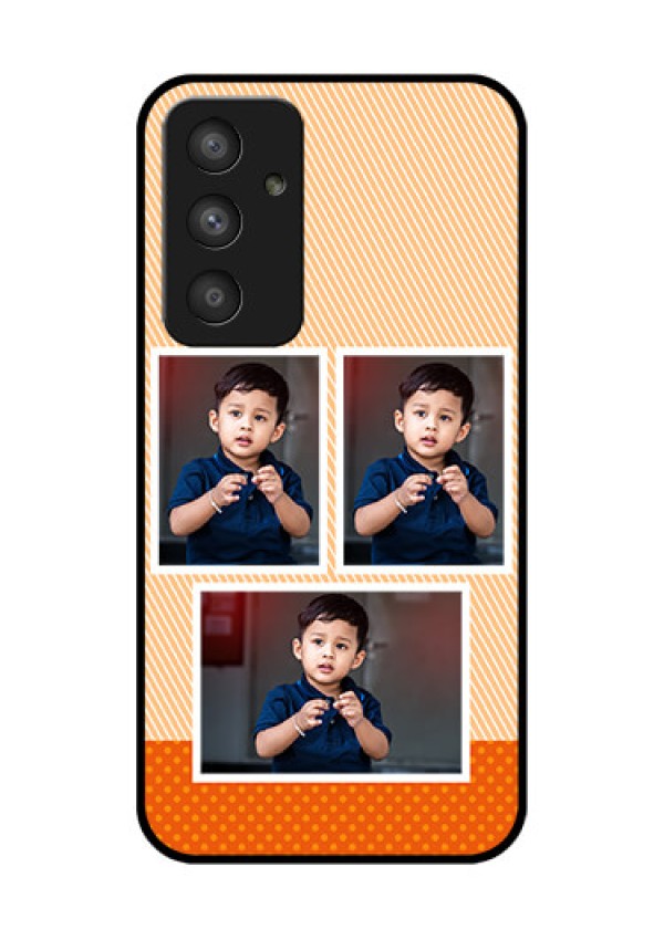 Galaxy A54 5G Photo Printing on Glass Case - Bulk Photos Upload Design