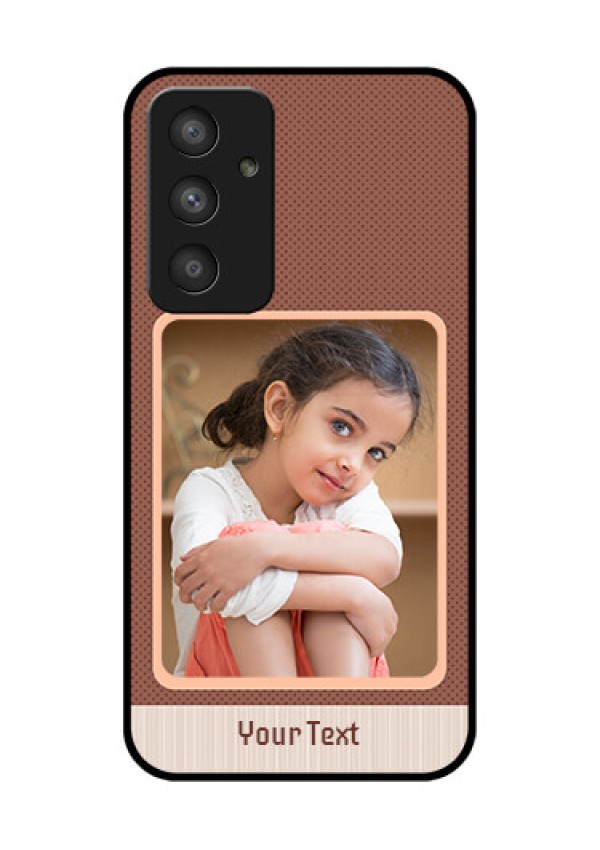 Galaxy A54 5G Custom Glass Phone Case - Simple Pic Upload Design