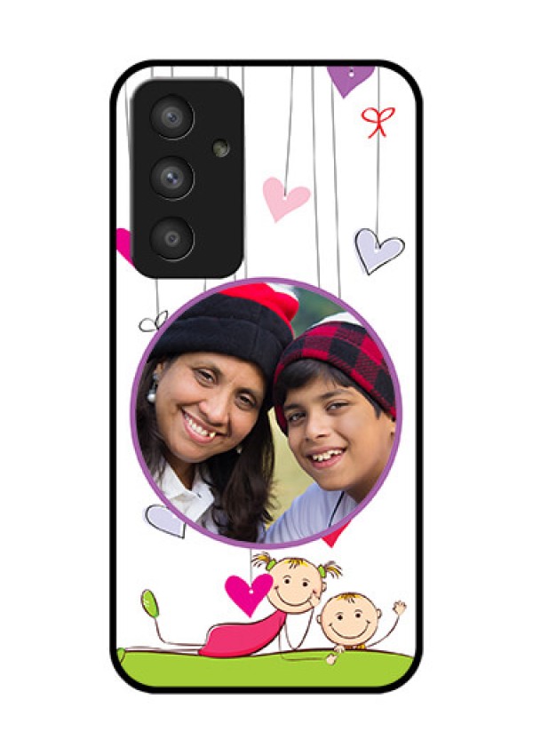 Galaxy A54 5G Photo Printing on Glass Case - Cute Kids Phone Case Design