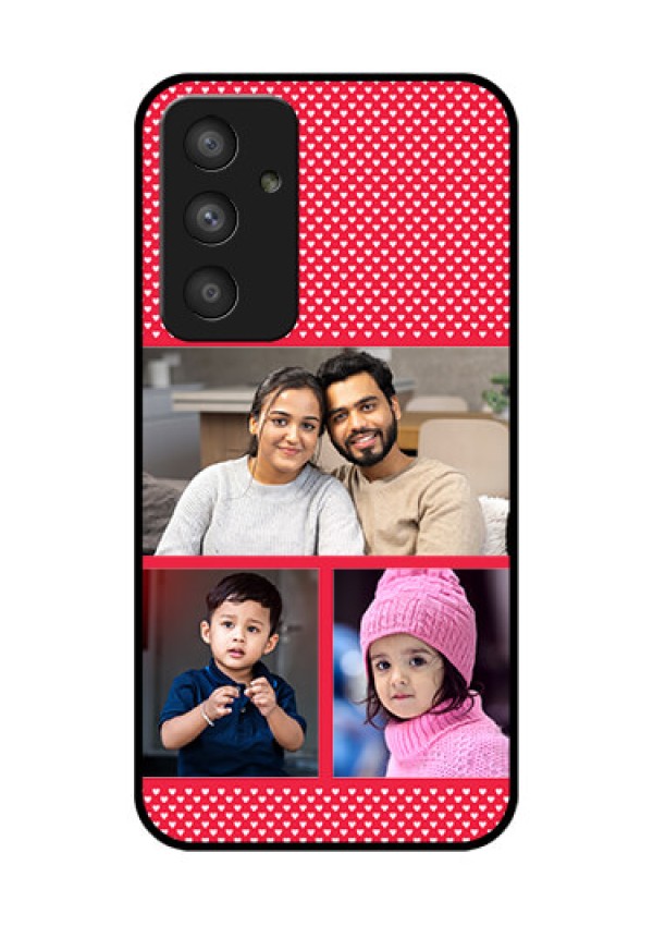 Galaxy A54 5G Personalized Glass Phone Case - Bulk Pic Upload Design
