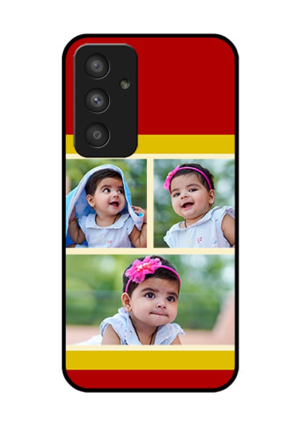Galaxy A54 5G Custom Glass Mobile Case - Multiple Pic Upload Design