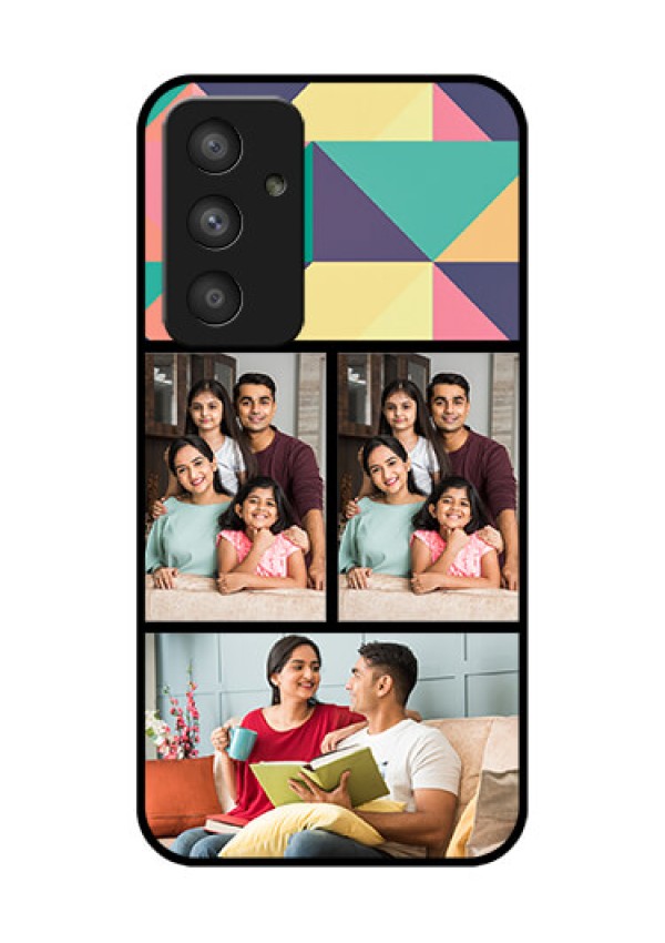 Galaxy A54 5G Custom Glass Phone Case - Bulk Pic Upload Design
