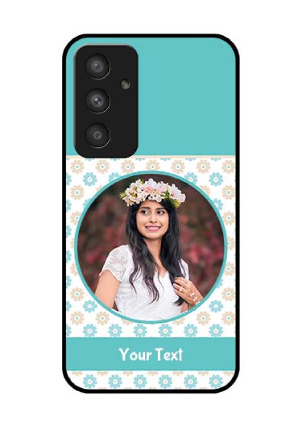 Galaxy A54 5G Custom Glass Mobile Case - Beautiful Flowers Design