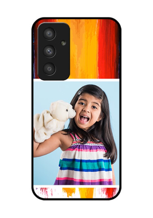 Galaxy A54 5G Personalized Glass Phone Case - Multi Color Design