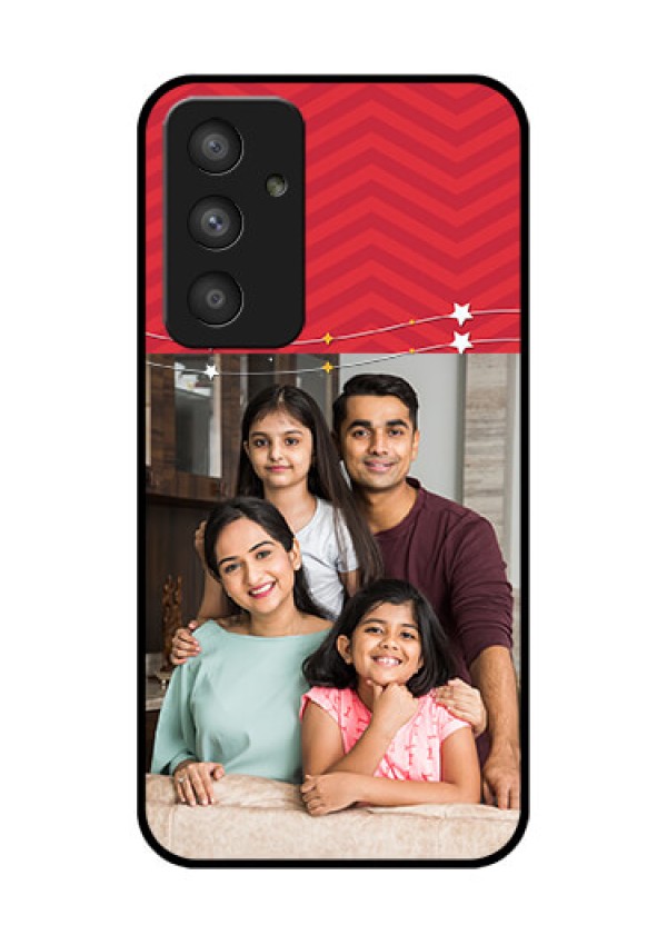 Galaxy A54 5G Personalized Glass Phone Case - Happy Family Design