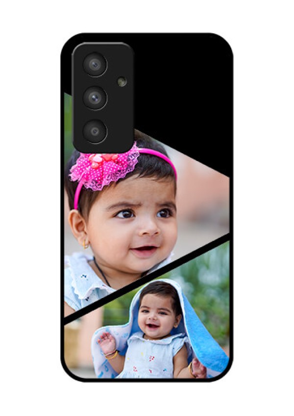 Galaxy A54 5G Custom Glass Phone Case - Semi Cut Design