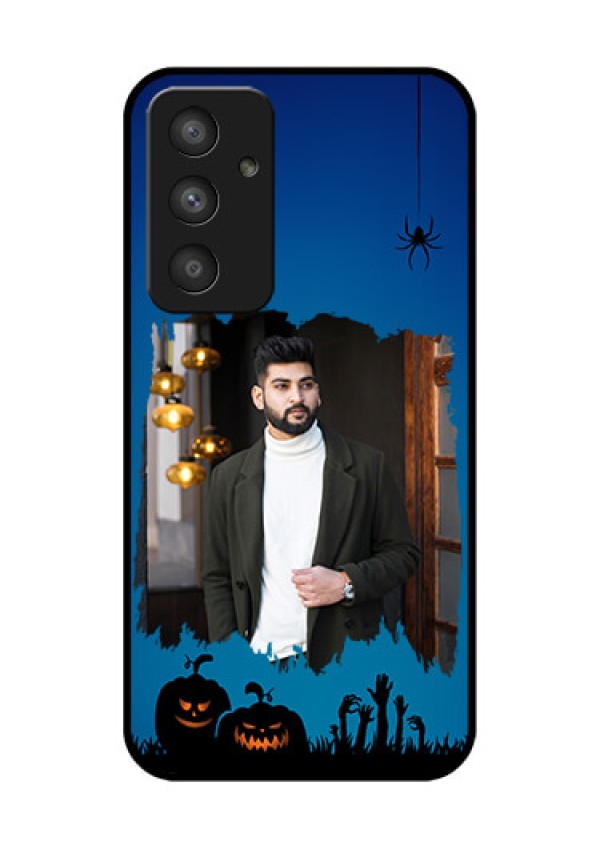 Galaxy A54 5G Photo Printing on Glass Case - with pro Halloween design