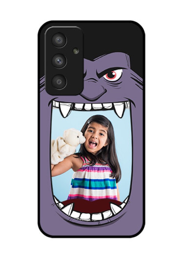 Galaxy A54 5G Custom Glass Phone Case - Angry Monster Design