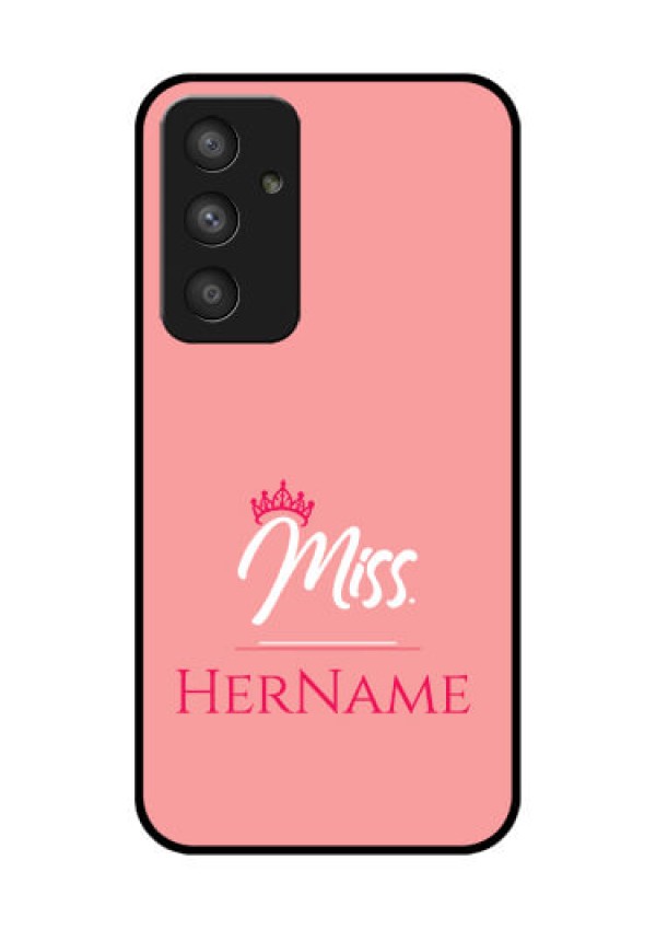 Galaxy A54 5G Custom Glass Phone Case Mrs with Name