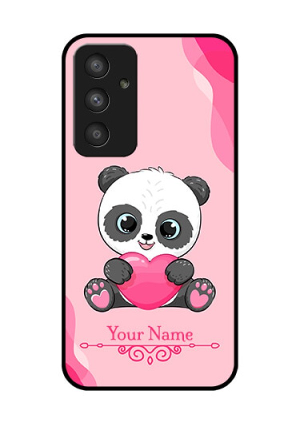 Galaxy A54 5G Custom Glass Mobile Case - Cute Panda Design