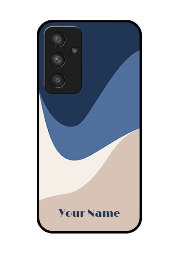 Galaxy A54 5G Custom Glass Phone Case - Abstract Drip Art Design