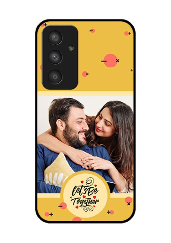 Galaxy A54 5G Photo Printing on Glass Case - Lets be Together Design