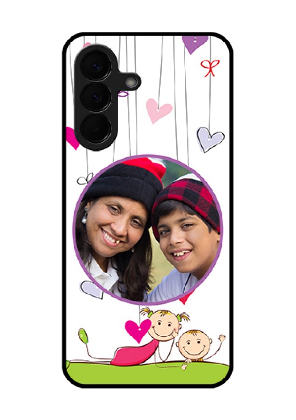 Samsung Galaxy A57 5G Custom Glass Phone Case - Cute Kids Phone Case Design