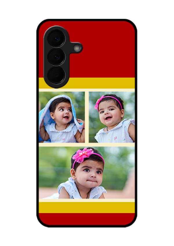 Samsung Galaxy A57 5G Custom Glass Phone Case - Multiple Pic Upload Design