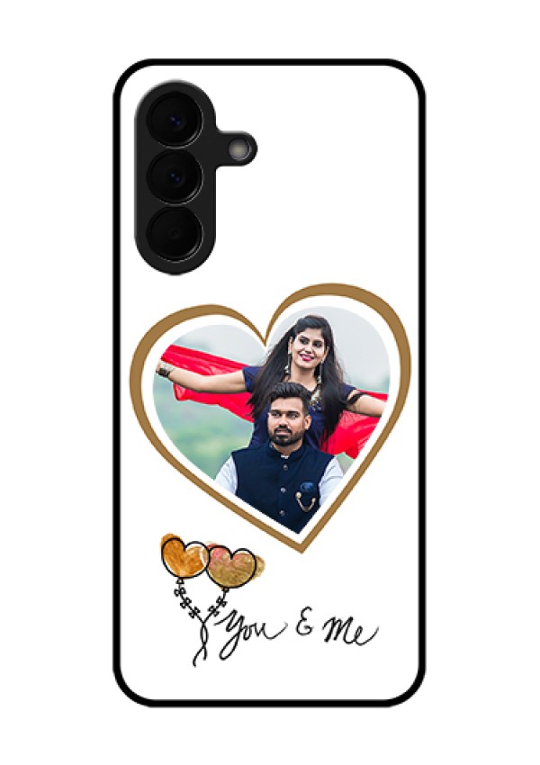 Samsung Galaxy A57 5G Custom Glass Phone Case - You & Me Design