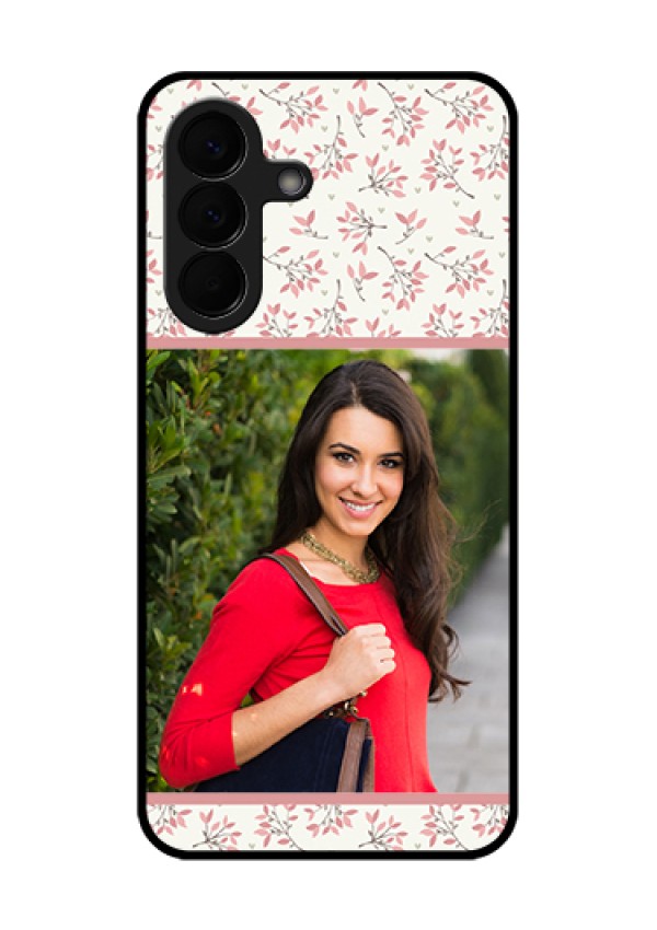 Samsung Galaxy A57 5G Custom Glass Phone Case - Stunning Floral Design