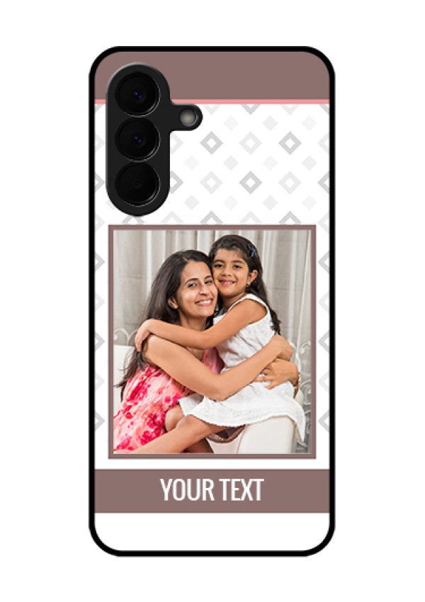 Samsung Galaxy A57 5G Custom Glass Phone Case - Simple Diamond Design
