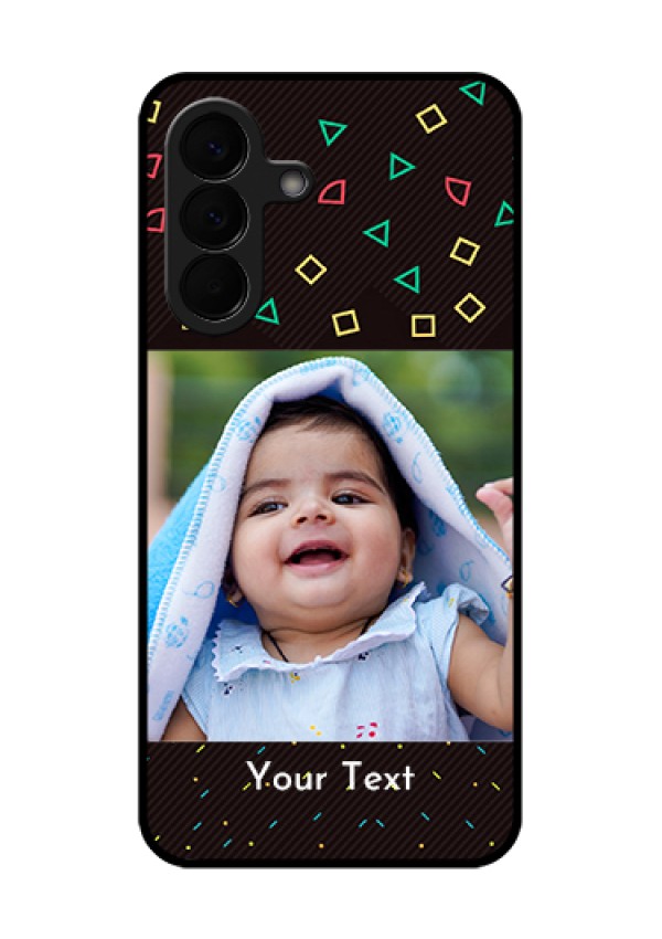 Samsung Galaxy A57 5G Custom Glass Phone Case - With Confetti Birthday Design