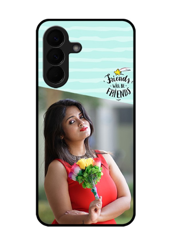 Samsung Galaxy A57 5G Custom Glass Phone Case - Friends Picture Icon Design