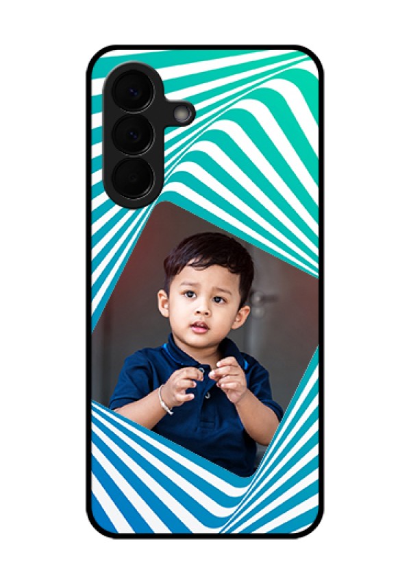 Samsung Galaxy A57 5G Custom Glass Phone Case - Abstract Spiral Design