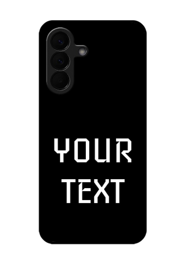 Samsung Galaxy A57 5G Custom Glass Phone Case - Your Name Design