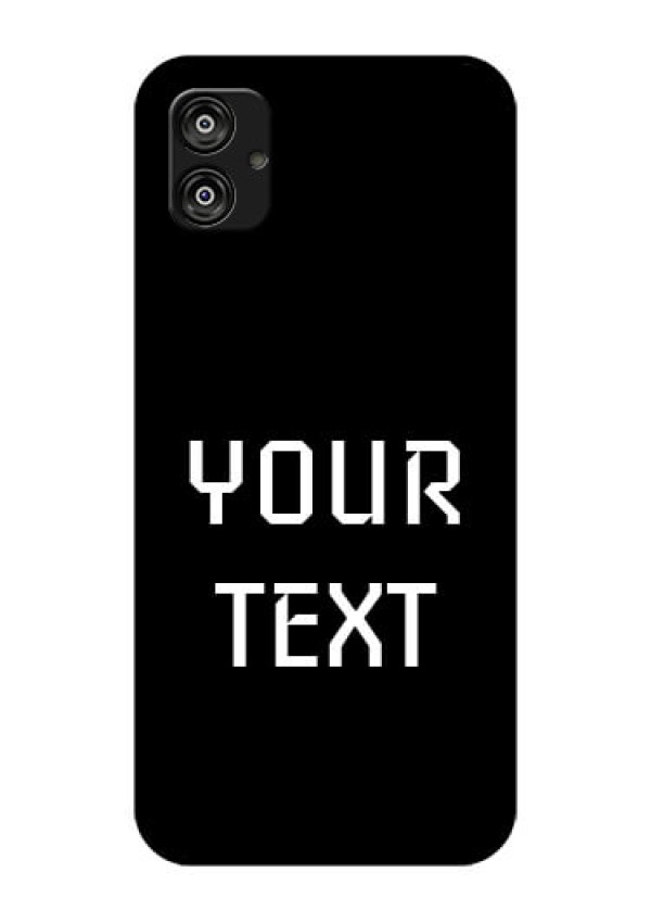 Samsung Galaxy F04 Your Name on Glass Phone Case