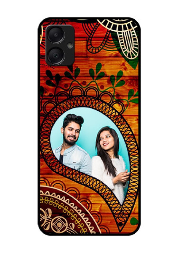 Galaxy F05 Custom Glass Phone Case - Abstract Colorful Design