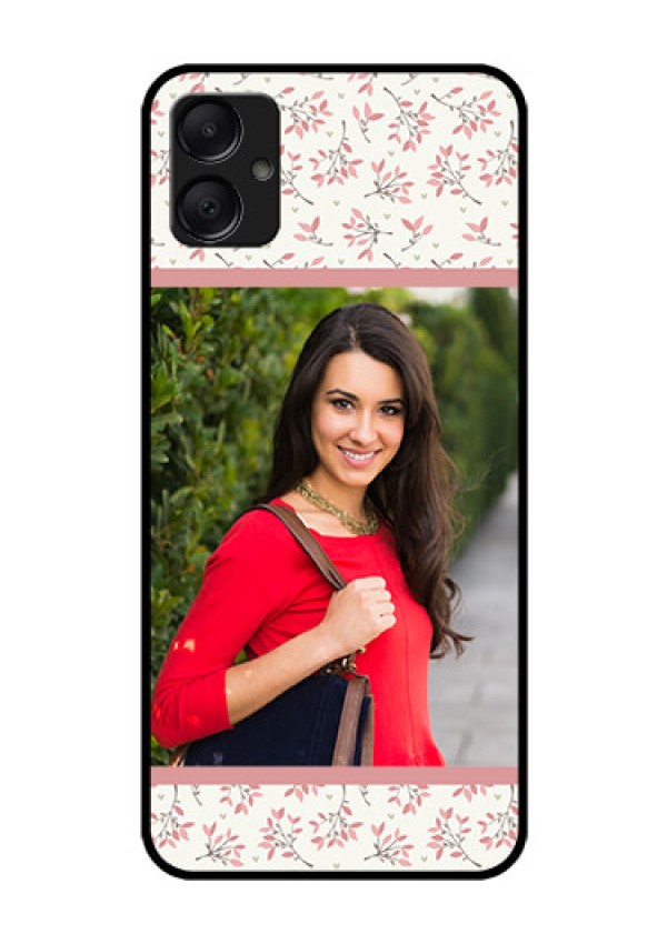 Galaxy F05 Custom Glass Phone Case - Stunning Floral Design