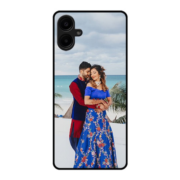 Galaxy F06 Custom Glass Phone Case - Upload Full Picture Design Galaxy F06 Custom Glass Phone Case - Upload Full Picture Design