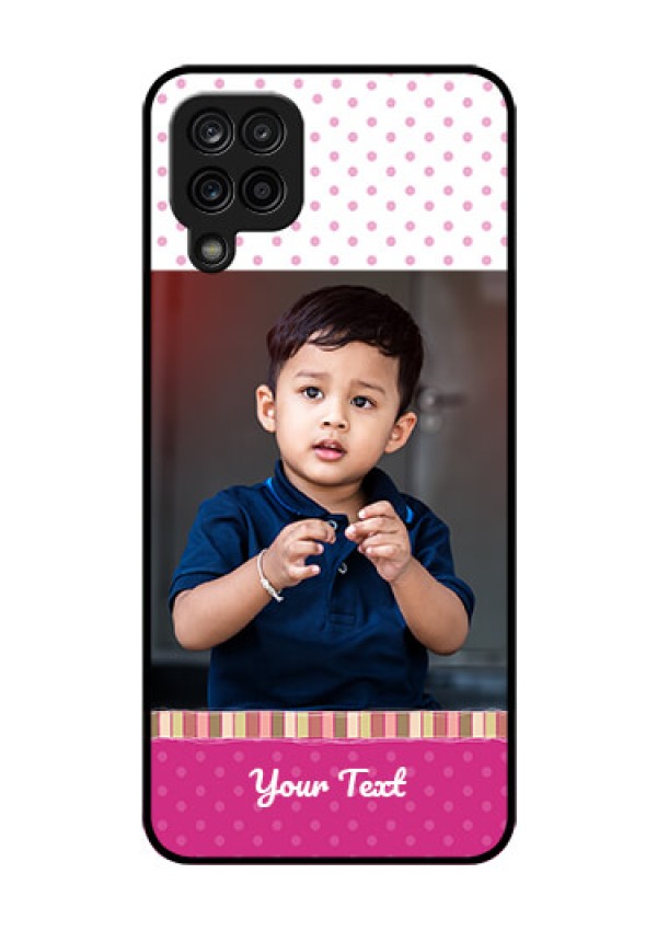 Galaxy F12 Photo Printing on Glass Case - Cute Girls Cover Design