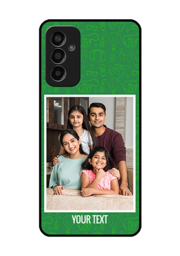 Galaxy F13 Personalized Glass Phone Case - Picture Upload Design