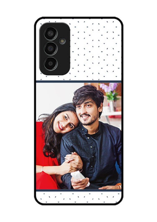 Galaxy F13 Personalized Glass Phone Case - Premium Dot Design