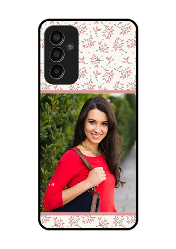 Galaxy F13 Custom Glass Phone Case - Premium Floral Design