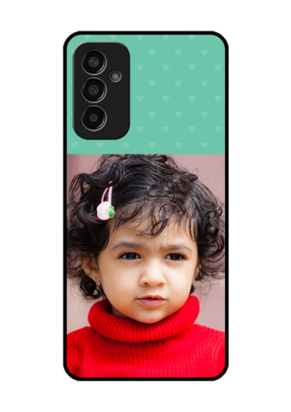 Galaxy F13 Custom Glass Phone Case - Lovers Picture Design