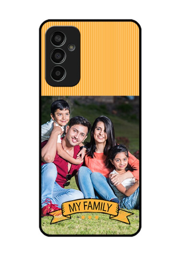 Galaxy F13 Custom Glass Phone Case - My Family Design